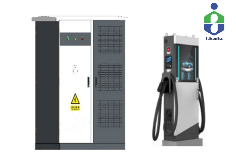 Liquid cooled super charging pile